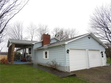 Attached 2 stall garage