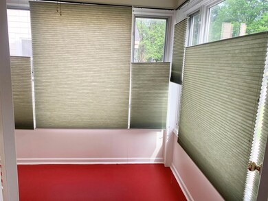 Original front porch has been closed in creating a