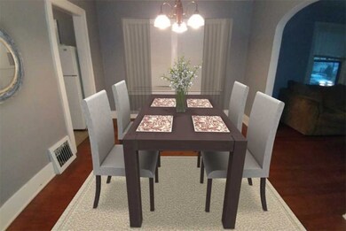 Virtually Staged Dining Room