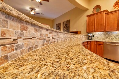 Large Kitchen Curved Island