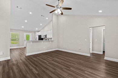View from Great Rm to Kitchen
