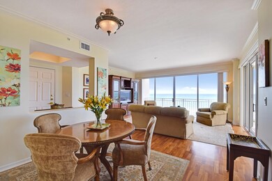 Sliders to spacious wrap around balcony