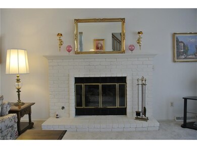 Gas Fireplace is focal point in Living Room