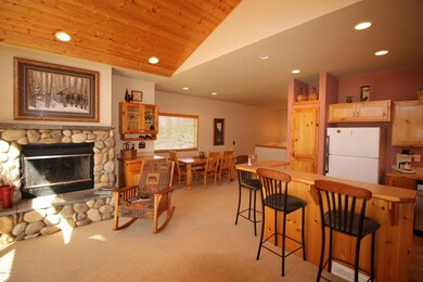 River Rock Fireplace
