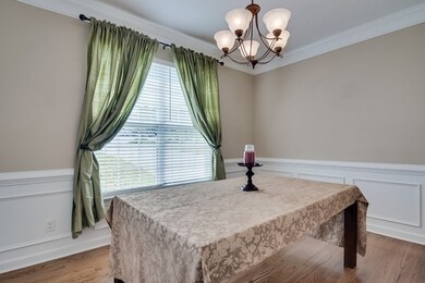 Large dining room with judges paneling