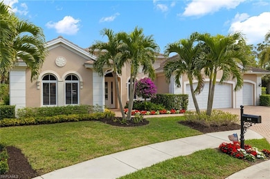 View of front of property with a garage and a fron