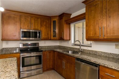 Upgraded open kitchen