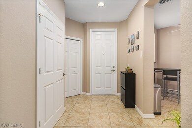 The entryway inside (looking at the front door)