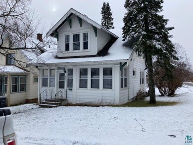 View of front of property with central AC