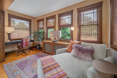 Along the front of the house, enjoy the beauty of
