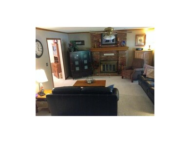 Great room with fireplace