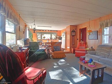 Great open floor plan! Living Room with eat-in kit