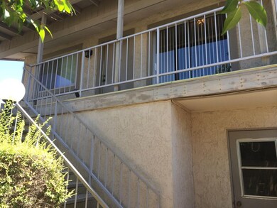 Balcony to front door