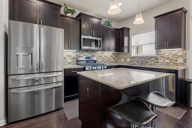 The kitchen comes ready to use with desirable contemporary finishes that are sure to impress the home chef. 