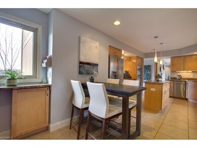 This eat in kitchen offers lots of space for kitch