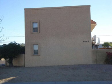 West side of 4 plex