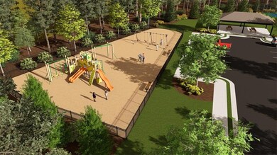 Aerial view of a recreational park