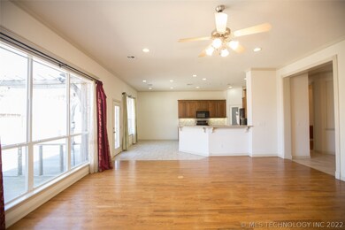 Open Great Room, Kitchen, and Dining Area.
