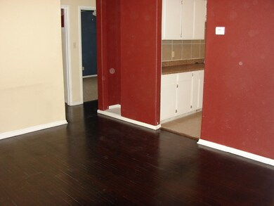 Newly refinished hardwood floors