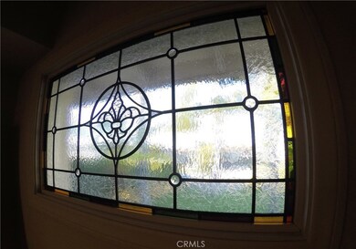 bathroom stained glass feature