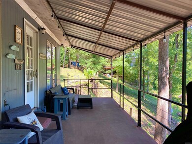 Large Porch overlooking Lake Jordan