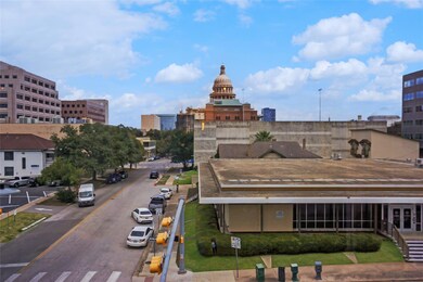 View of city from living room