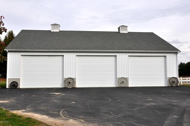 Over-sized Three Car Garage