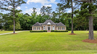 View of front of home with a front lawn