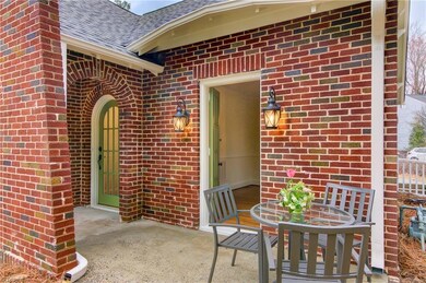 Front patio outside of dining room