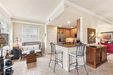 Kitchen featuring light tile patterned floors, cro