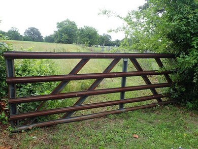 Entrance gate to the 13.262 Acres.  No driveway ea