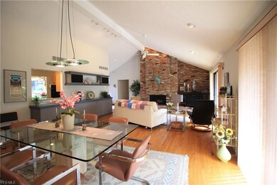 Vaulted Ceilings & Wood floors in main living area
