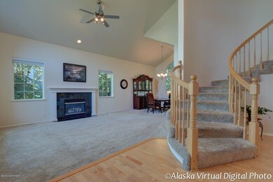 Formal Living Room w/Ceiling Fan