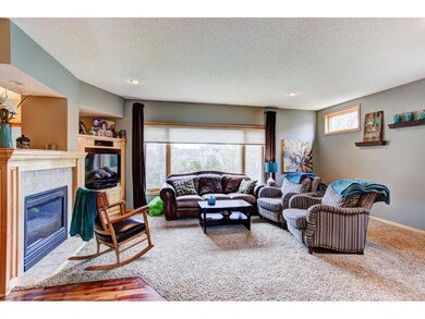 Main floor Family Room has built-ins and cozy 2-si