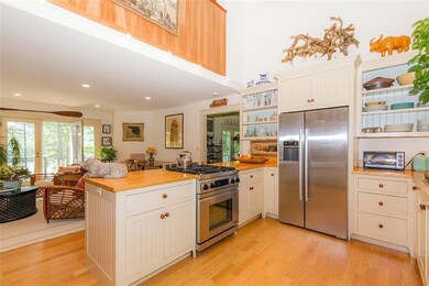 Open kitchen, living and dining area...
