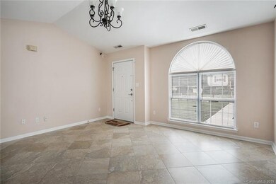 Vaulted Living Room with great natural light, porc