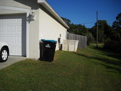 East side showing fence