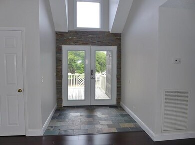 Foyer with new door