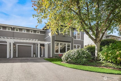 Featuring a private garage plus room for a couple of cars in the driveway.