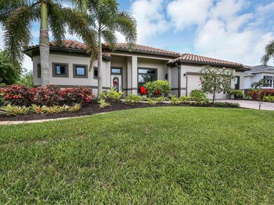 This immaculate landscaping will catch your attent