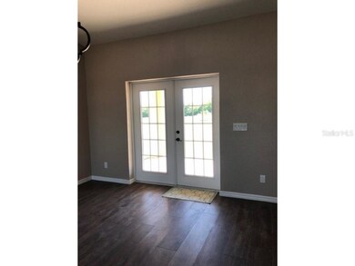 French doors to back porch