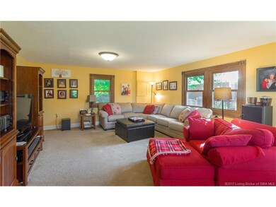 Large Family room makes a great place for gatherin