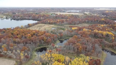 Photo taken directly over the subject 10 acre lot looking south