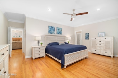 First floor primary bedroom suite