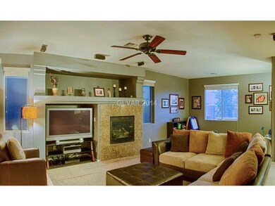Family Room. With Fireplace and tile accents, ceil