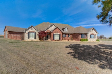 View of front of home with a front yard