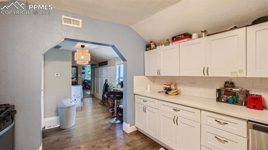 Kitchen Looking into Living Room