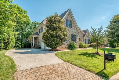 Beautiful side load 3 Car Garage