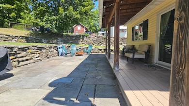 Back patio and porch