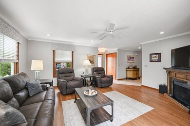 The Great Room sits just to the right of the foyer